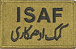 ISAF Pashtun OCP Scorpion Placard With Velcro